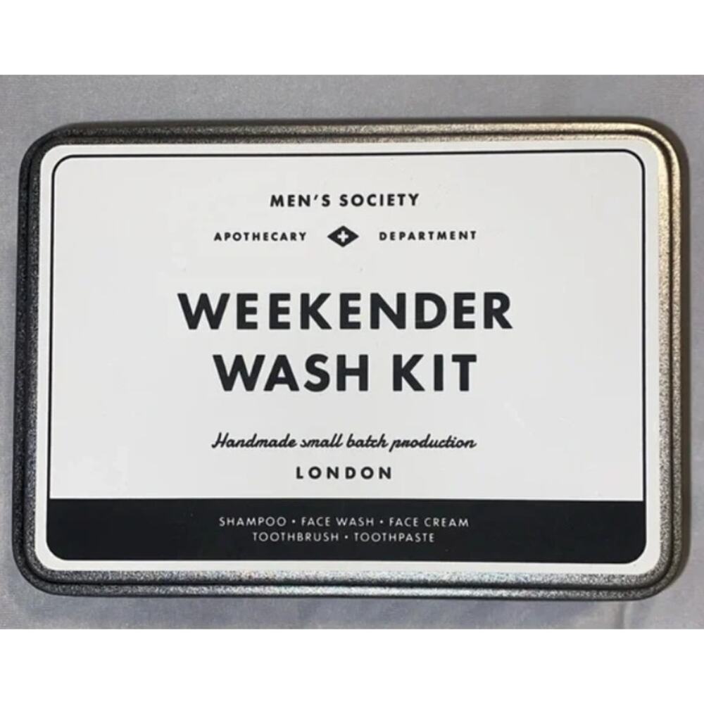 Men's Society Apothecary Department Weekender Wash Kit - London NWT